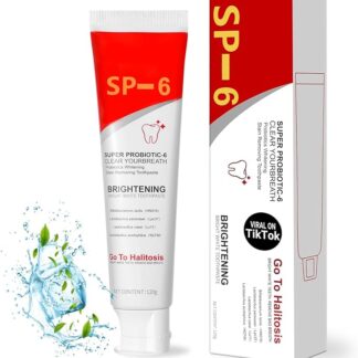 SP-6 Ultra probiotic whitening Toothpaste.