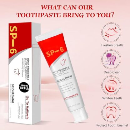 SP-6 Ultra probiotic whitening Toothpaste. - Image 3